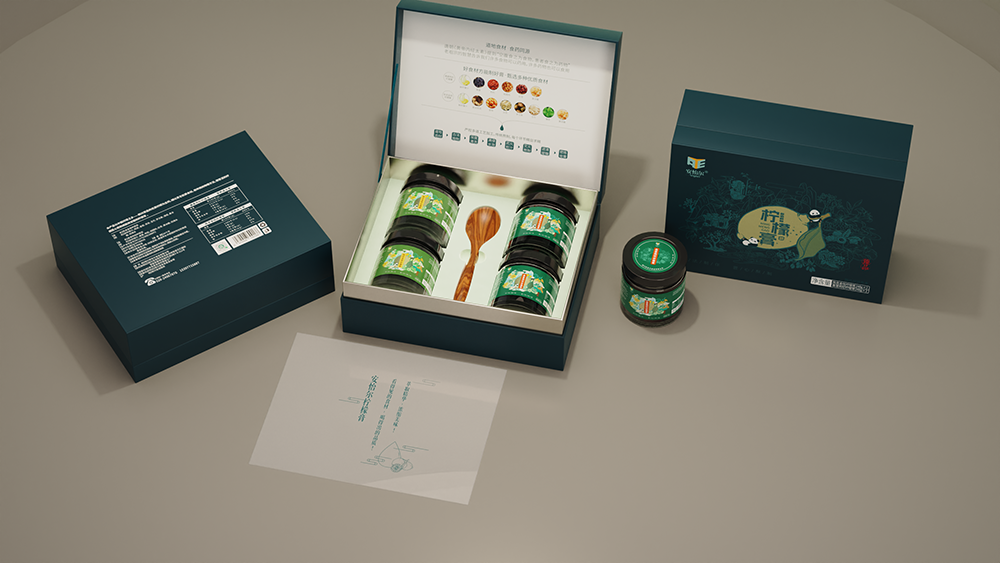 柠檬膏礼盒包装设计